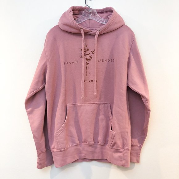 Shawn Mendes Tops - Shawn Mendes Pink Floral 2018 Concert Sweatshirt S